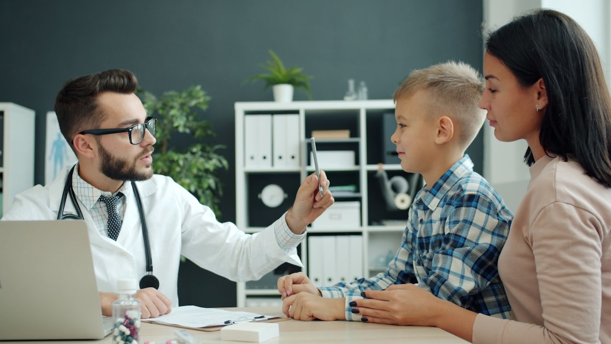 Family with doctor